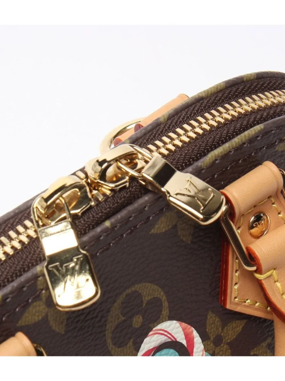 Louis Vuitton 2-Way Shoulder Bag Crossbody Nano Alma Candy Factory Monogram